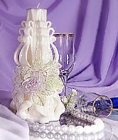 свадебные свечи резные - произведения искусства